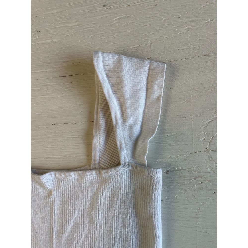 White Garage Cropped Tank Top Size Medium - Picture 5 of 6